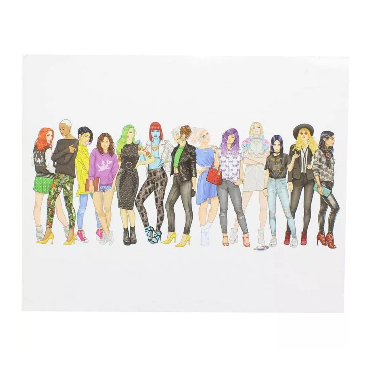 X-Women Street-Style 8x10 Art Print by Tomm Moken (Nerd Block Exclusive)